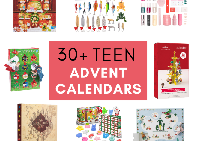 30+ Advent Calendars for Teens and Tweens